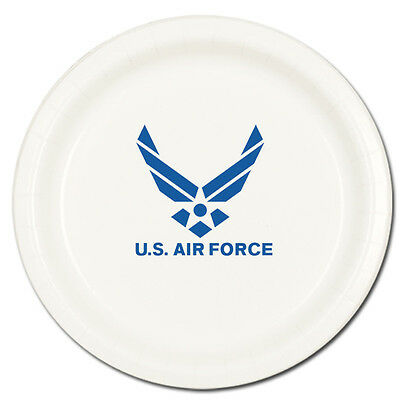 Air Force Dessert Plates Party Supplies Free Shipping