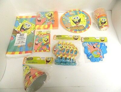 Spongebob Squarepants Party Supplies - Tablecover, Cups, Plates, Etc - You Pick