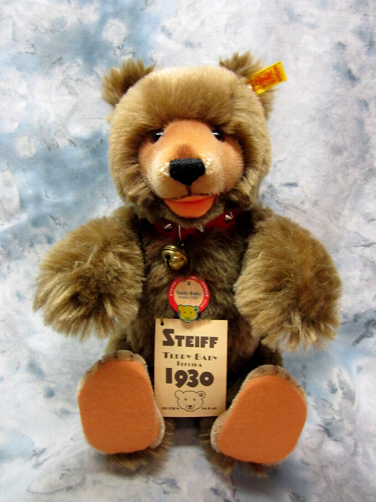 Collectible Steiff Mohair Teddy Baby Replica 1930 From 1988, 0175/35