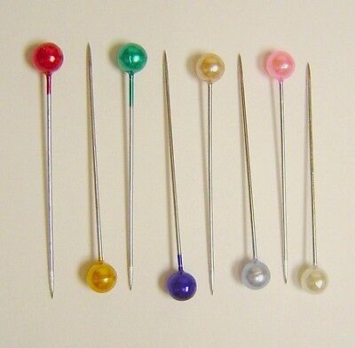 Pearl Craft Pins Corsage Pins "u Choose Color" + Free Us Shipping