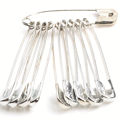 100 Pack Safety Pins Extra Large 1 1/2" Diapers Sewing Crafting Jewelry Beading