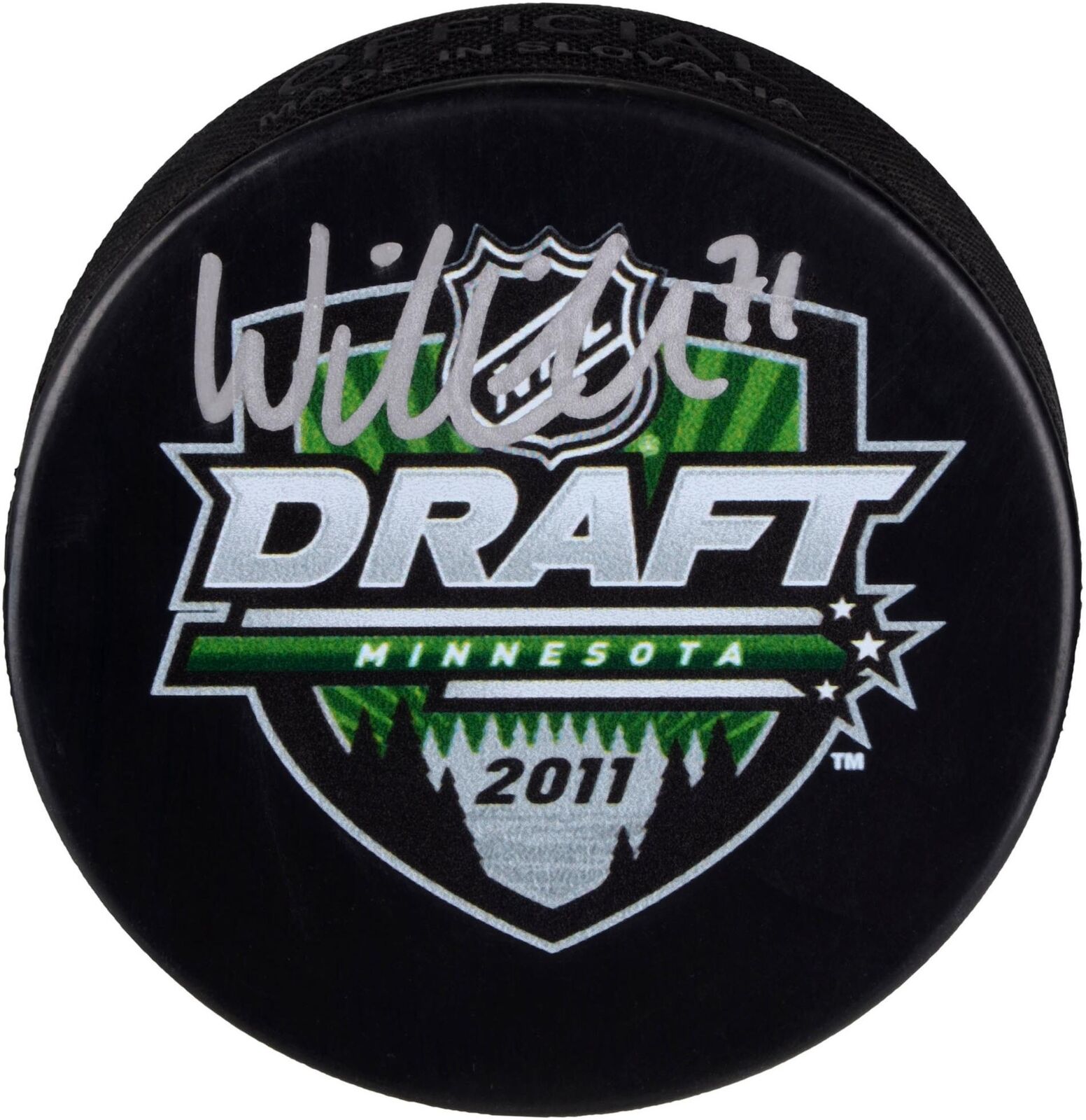 William Karlsson Golden Knights Signed 2011 Nhl Draft Hockey Puck - Fanatics