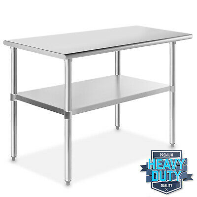 Stainless Steel 24" X 48" Nsf Commercial Kitchen Work Food Prep Table