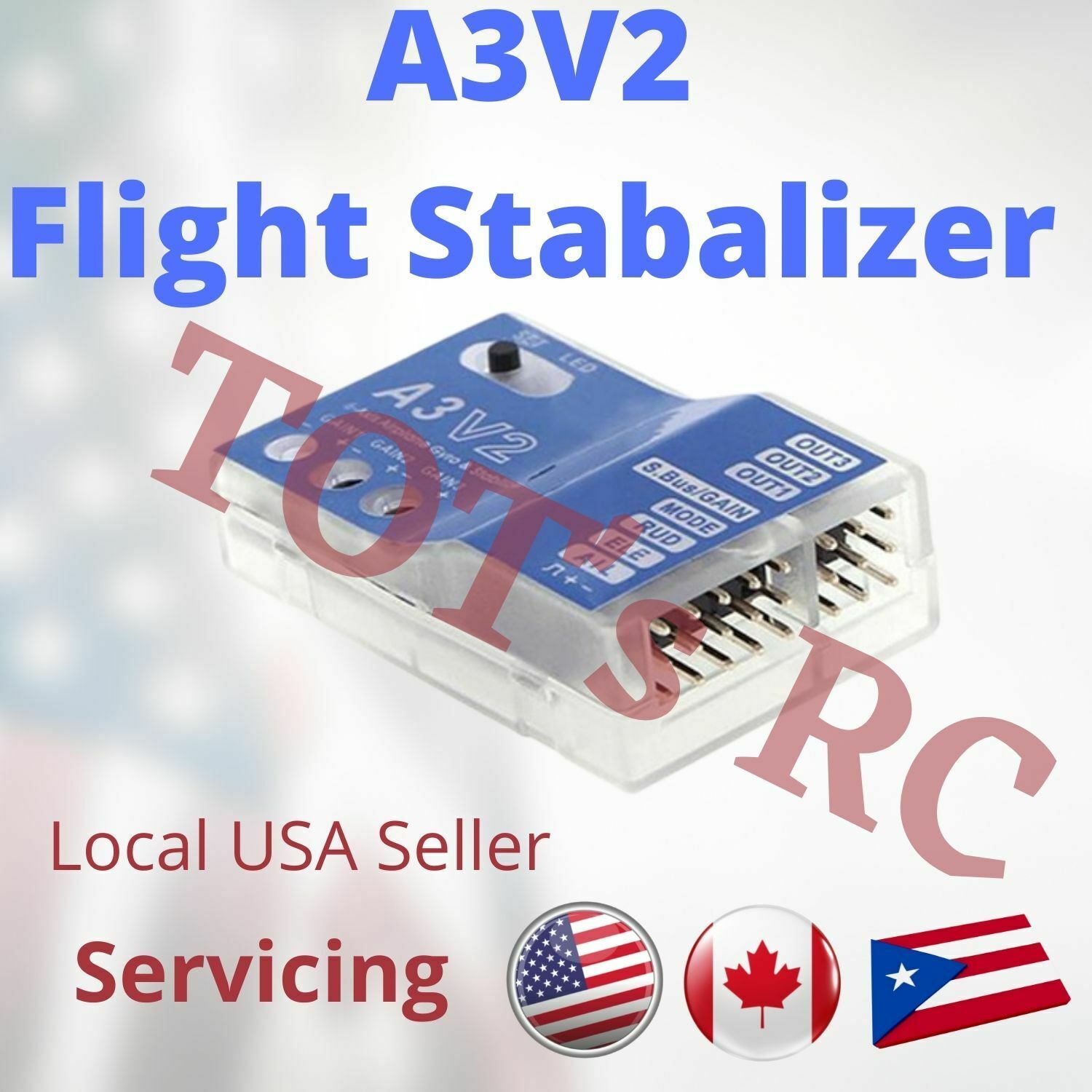 6 Axis Gyro A3 V2 Aeroplane Flight Controller Stabilizer For Rc Airplane/wing